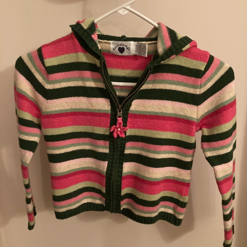 hartstrings Zip Up, Hooded Cardigan Sweater